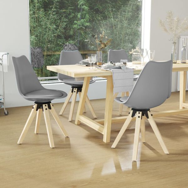 vidaXL 4 db sz&uuml;rke polipropil&eacute;n forg&oacute; &eacute;tkezősz&eacute;k