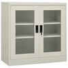 vidaXL vil&aacute;gossz&uuml;rke ac&eacute;l irodai szekr&eacute;ny 90 x 40 x 90 cm
