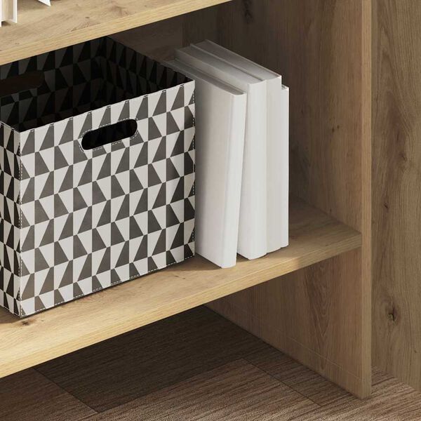 vidaXL K&ouml;nyvespolc Artisan t&ouml;lgy 60 x 35 x 180 cm Faanyag