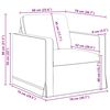 vidaXL Kanap&eacute; 2 pcs Fekete 228 x 78 x 80 cm B&aacute;rsony