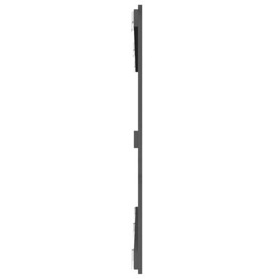 vidaXL szürke tömör fenyőfa fali fejtámla 159,5x3x90 cm