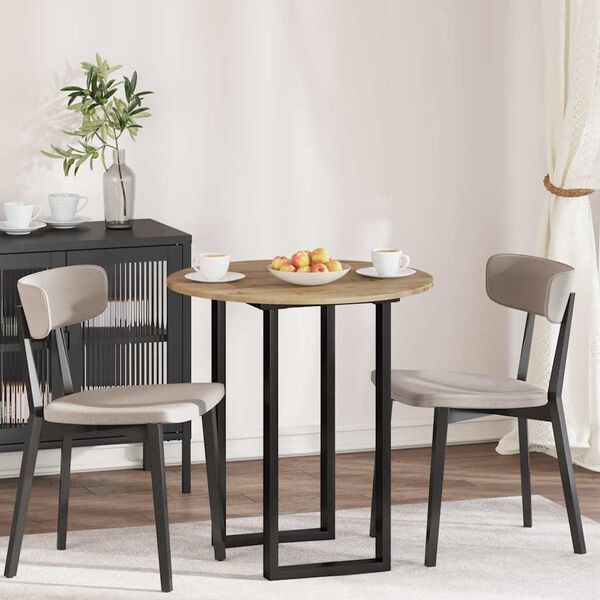 vidaXL Asztallap k&eacute;zműves t&ouml;lgy 70 x 70 x 1,5 cm Faanyag