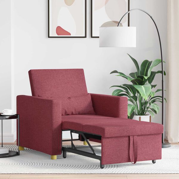 vidaXL Kih&uacute;zhat&oacute; kanap&eacute;&aacute;gy egyszem&eacute;lyes bord&oacute; 90 x 165 x 87 cm sz&ouml;vet