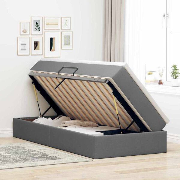 vidaXL &Aacute;gy t&aacute;rol&oacute;val &eacute;s matraccal S&ouml;t&eacute;tsz&uuml;rke 100 x 200 cm Poli&eacute;szter