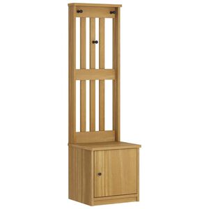 vidaXL SANDNES t&ouml;m&ouml;r fenyőfa előszobafa 45x40x159,5 cm
