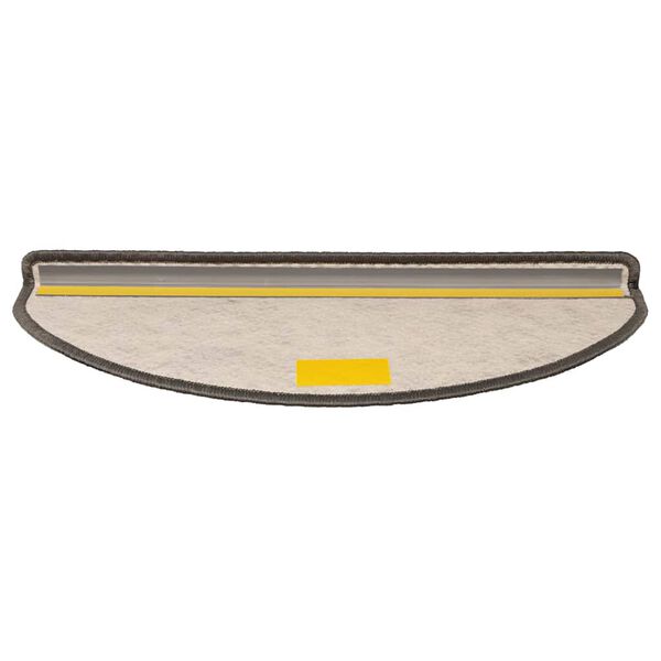 vidaXL 30 db l&eacute;pcsőszőnyegek &ouml;ntapad&oacute;s sziz&aacute;l kin&eacute;zetű 65x21x4 cm