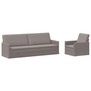 vidaXL Kanap&eacute; Szett 2 pcs T&oacute;psz&iacute;nű Sz&ouml;vet