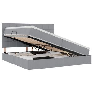 vidaXL &Aacute;gy t&aacute;rol&oacute;val &eacute;s LED l&aacute;mp&aacute;val leddel Vil&aacute;gossz&uuml;rke 200 x 200 cm