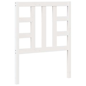 vidaXL feh&eacute;r t&ouml;m&ouml;r fenyőfa &aacute;gyfejt&aacute;mla 81 x 4 x 100 cm