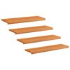 vidaXL L&eacute;pcsőszőnyegek 4 db 90 x 30 x 2 cm Vil&aacute;gos Barna T&ouml;m&ouml;r b&uuml;kkfa