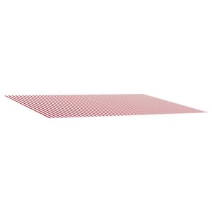vidaXL Napellenző ponyva Piros &eacute;s Feh&eacute;r 500 &times; 350 cm Poli&eacute;szter