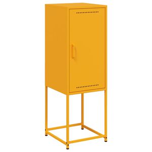 vidaXL must&aacute;rs&aacute;rga ac&eacute;l magasszekr&eacute;ny 36 x 39 x 107 cm