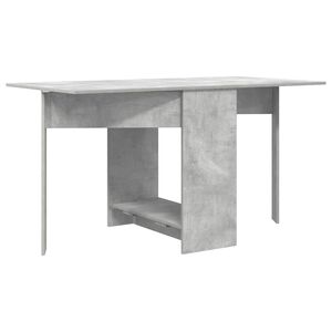 vidaXL &Eacute;tkezőasztal 138 x 70 x 73,5 cm Szerelt Fa Betonsz&uuml;rke