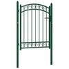 vidaXL Ker&iacute;t&eacute;skapuk EMMEN 104 x 98,5 cm Z&aacute;rolhat&oacute; Porsz&oacute;rt Ac&eacute;l Green