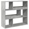 vidaXL betonsz&uuml;rke t&eacute;relv&aacute;laszt&oacute; k&ouml;nyvszekr&eacute;ny 100 x 33 x 94,5 cm