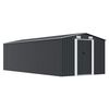 vidaXL antracitsz&uuml;rke f&eacute;m kerti f&eacute;szer 257 x 580 x 181 cm