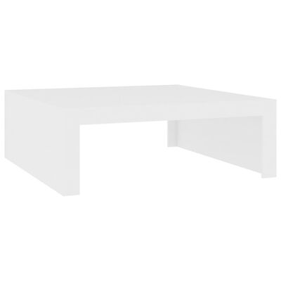 vidaXL fehér forgácslap dohányzóasztal 100 x 100 x 35 cm