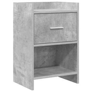 vidaXL &Eacute;jjeliszekr&eacute;nyek Betonsz&uuml;rke 40 x 30 x 60 cm Szerelt Fa