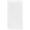 vidaXL 2 db feh&eacute;r t&ouml;m&ouml;r fenyőfa lamell&aacute;s szekr&eacute;nyajt&oacute; 99,3 x 49,4 cm