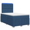 vidaXL LED Boxspring &Aacute;gy Mattal fejt&aacute;ml&aacute;val K&eacute;k 120 x 190 cm Sz&ouml;vet