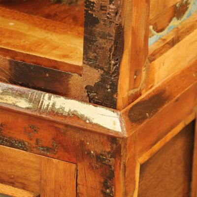 vidaXL vintage tömör újrahasznosított fa könyvespolc