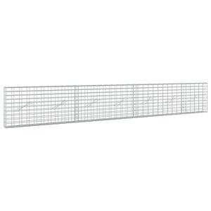 vidaXL Gabion 3,5 mm dr&oacute;ttal &eacute;s 5x10 cm-es h&aacute;l&oacute;val 350x10x50 cm