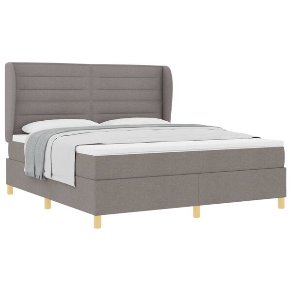 vidaXL Boxspring &aacute;gy matraccal S&ouml;t&eacute;tsz&uuml;rke 90x190 cm Sz&ouml;vet T&oacute;psz&iacute;nű