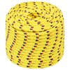 vidaXL T&ouml;bbc&eacute;l&uacute; munkak&ouml;t&eacute;l 12 mm 50 m S&aacute;rga PP 930 kg Max. teherb&iacute;r&aacute;s