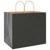 vidaXL 250 db fekete pap&iacute;rzacsk&oacute;k foganty&uacute;kkal 32x22x28 cm