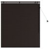 vidaXL Zsaluzia S&ouml;t&eacute;t Barna 120 x 130 cm 35 mm Massz&iacute;v Paulownia fa