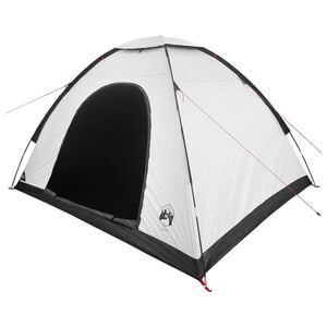 vidaXL Kempingss&aacute;tor tetővel Feh&eacute;r Fekete&aacute;thatol&oacute; 275 x 215 x 125 cm