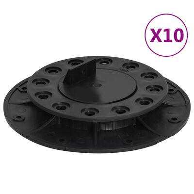 vidaXL 10 db állítható láb deszkázathoz 20-30 mm