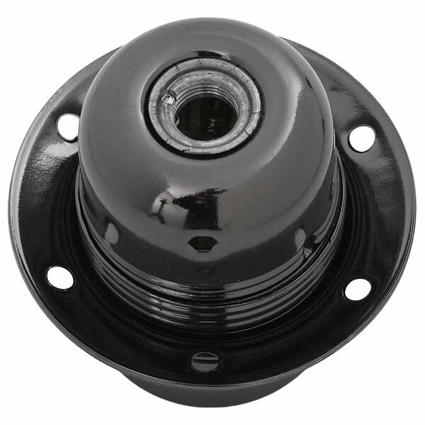 vidaXL 2 db f&eacute;nyes fekete l&aacute;mpatart&oacute;k E27