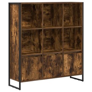 vidaXL K&ouml;nyvespolc 2 pcs F&uuml;st&ouml;s t&ouml;lgy 99,5 x 30 x 108 cm Faanyag