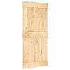 vidaXL Cs&uacute;sz&oacute; ajt&oacute; NARVIK Term&eacute;szetes &eacute;s Fekete 90 x 210 cm (213,5 cm)
