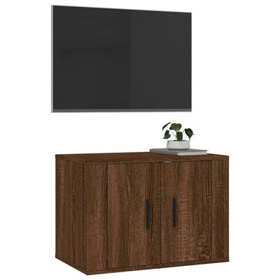 vidaXL barna tölgy színű fali TV-szekrény 57 x 34,5 x 40 cm