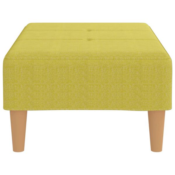 vidaXL zöld szövet lábzsámoly 78 x 56 x 32 cm