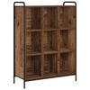 vidaXL K&ouml;nyvespolc 57 x 33 x 111 cm Szerelt Fa Antik Fa