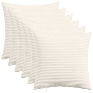 vidaXL P&aacute;rna huzat 6 pcs HEERLEN Kr&eacute;msz&iacute;nű 30 x 30 cm cord