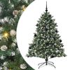 vidaXL Mű kar&aacute;csonyfa Z&ouml;ld 150 cm PVC &eacute;s Műanyag &eacute;s Ac&eacute;l