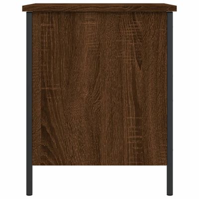 vidaXL barna tölgyszínű szerelt fa tárolópad 40 x 42,5 x 50 cm