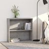 vidaXL 2 szintes betonsz&uuml;rke forg&aacute;cslap k&ouml;nyvszekr&eacute;ny 80x30x76,5 cm