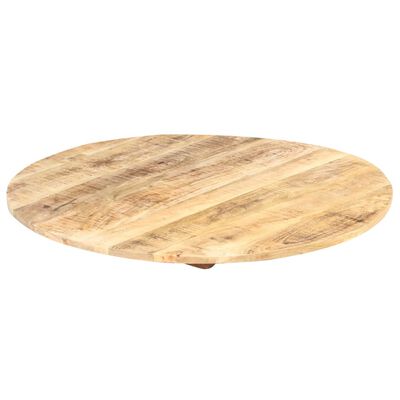 vidaXL kerek tömör mangófa asztallap 15-16 mm 50 cm