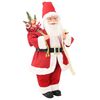 vidaXL Mikul&aacute;s-figura Piros 30 cm Poli&eacute;szter