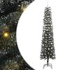 vidaXL Mű kar&aacute;csonyfa 300 LED-del Z&ouml;ld 240 cm PVC &eacute;s Műanyag &eacute;s Ac&eacute;l