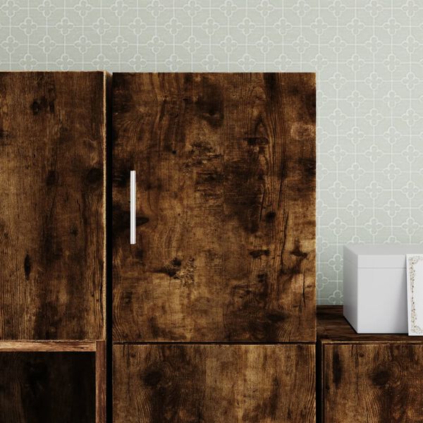 vidaXL f&uuml;st&ouml;s t&ouml;lgy sz&iacute;nű szerelt fa faliszekr&eacute;ny 30 x 42,5 x 40 cm