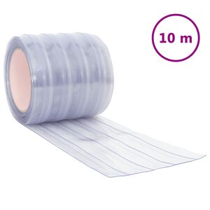 vidaXL &aacute;tl&aacute;tsz&oacute; PVC ajt&oacute;f&uuml;gg&ouml;ny 200 mm x 1,6 mm 10 m