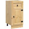 vidaXL Cabinet SKI M&eacute;zes Barna 40 x 46 x 81,5 cm T&ouml;m&ouml;r fenyőfa