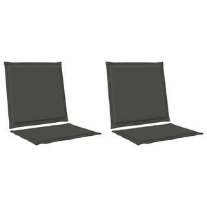 vidaXL &Uuml;l&eacute;s &eacute;s h&aacute;tt&aacute;mla p&aacute;rn&aacute;k 2 pcs Antracitsz&uuml;rke 47 x 45 x 2 cm