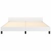 vidaXL fehér ágykeret fejtámlával matrac nélkül 180x200 cm